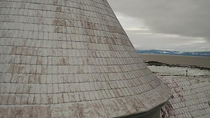 Inspection de toiture difficile d'accès