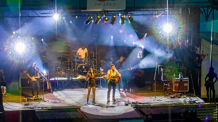 Captation vidéo par drone lors d’un événement extérieur